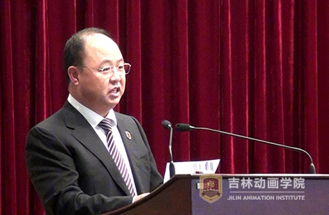 5球王会官网、吉林禹硕公司董事长郑立国代表3D动画电影《青蛙王国》主创人员,谈了创作体会.JPG